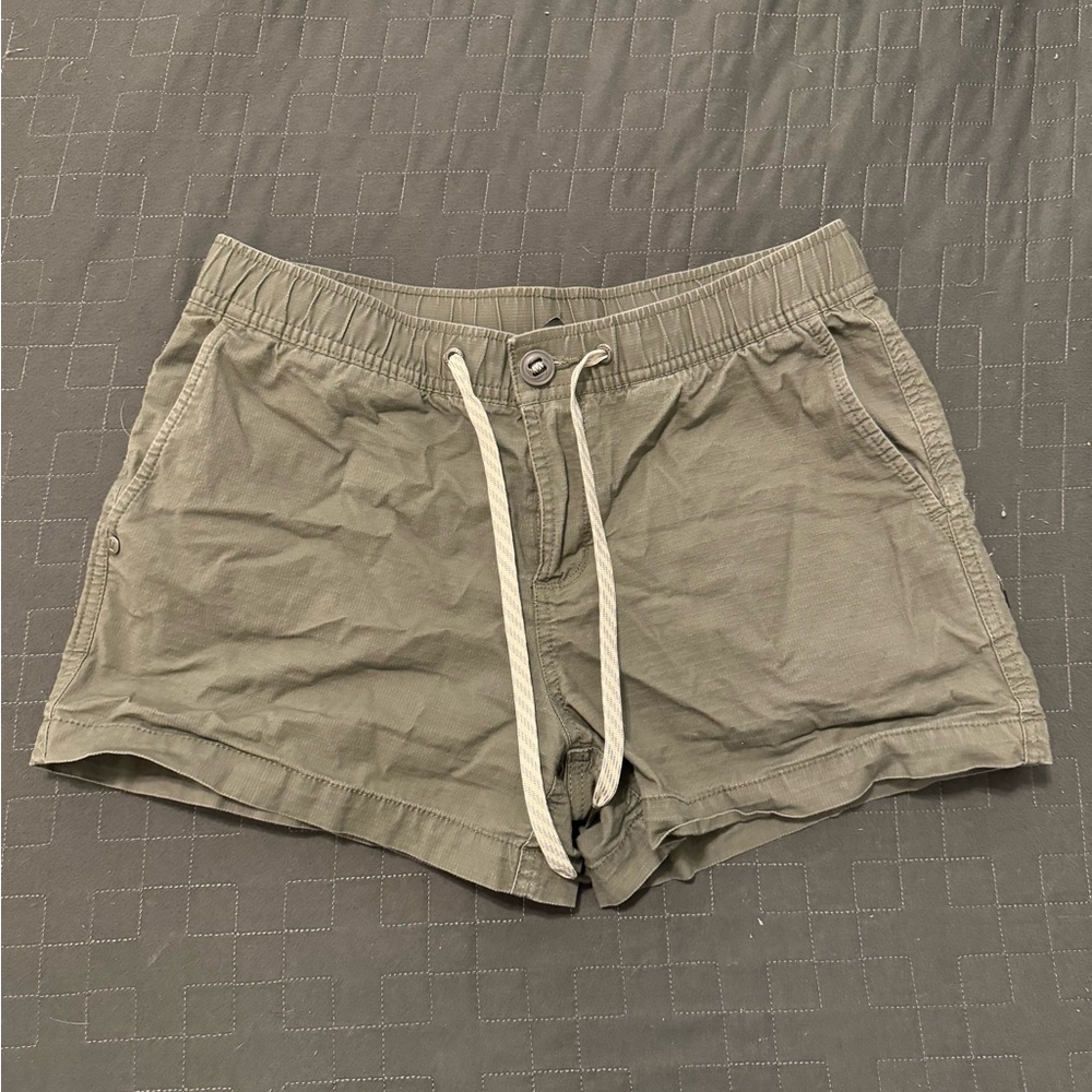 Vuori Ripstop Shorts Green sz Small